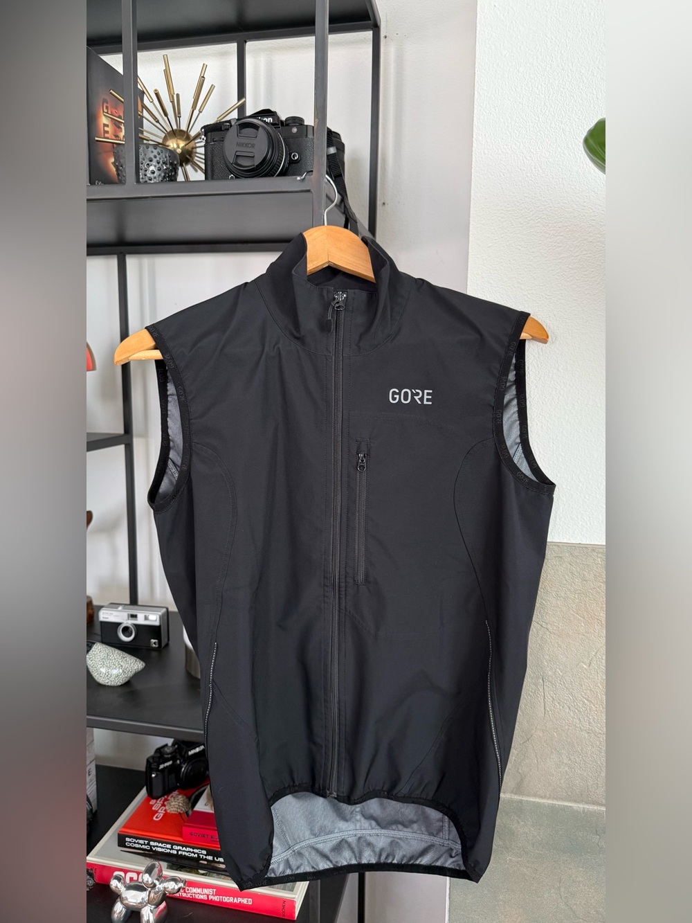 NWT GOREWEAR Windstopper Light Vest C3 Black Men's Small